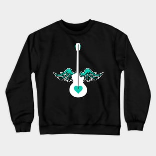 Flying Guitar Crewneck Sweatshirt